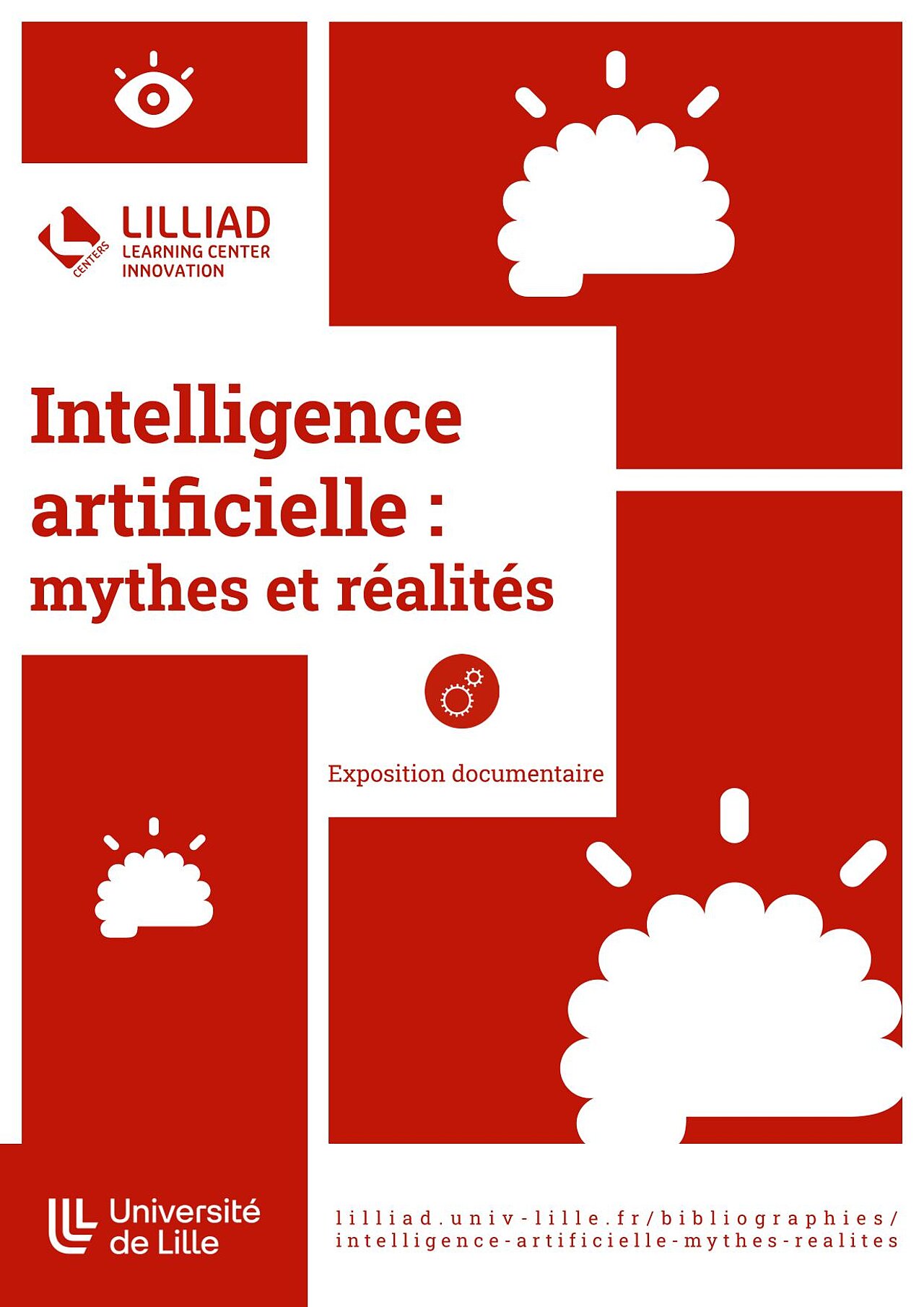 Affiche de l'exposition L'intelligence artificielle : mythes et réalités